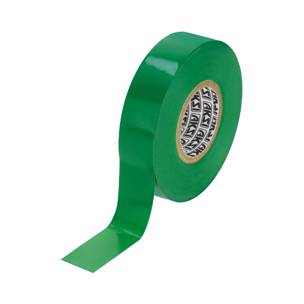 Cinta de aislar verde de 19 mm x 18 metros - 105106