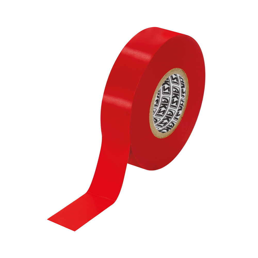 Cinta aislante roja de 19 mm x 18 metros - 105104