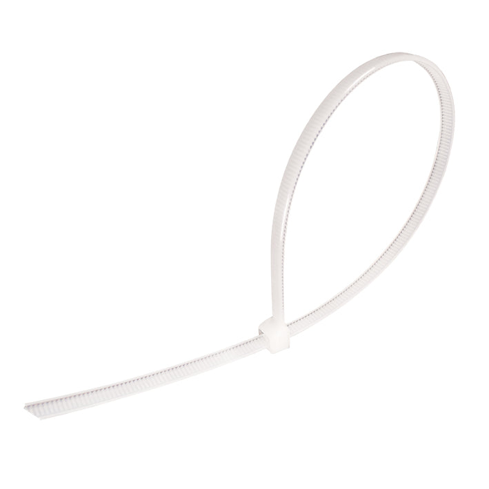 Cincho de plástico blanco de 150 x 3.6 mm (paquete de 50 piezas) - 103020