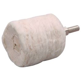 Bobina de pulido cilíndrica de algodón 1-1/2 x 2 pulgadas para taladro - 65000