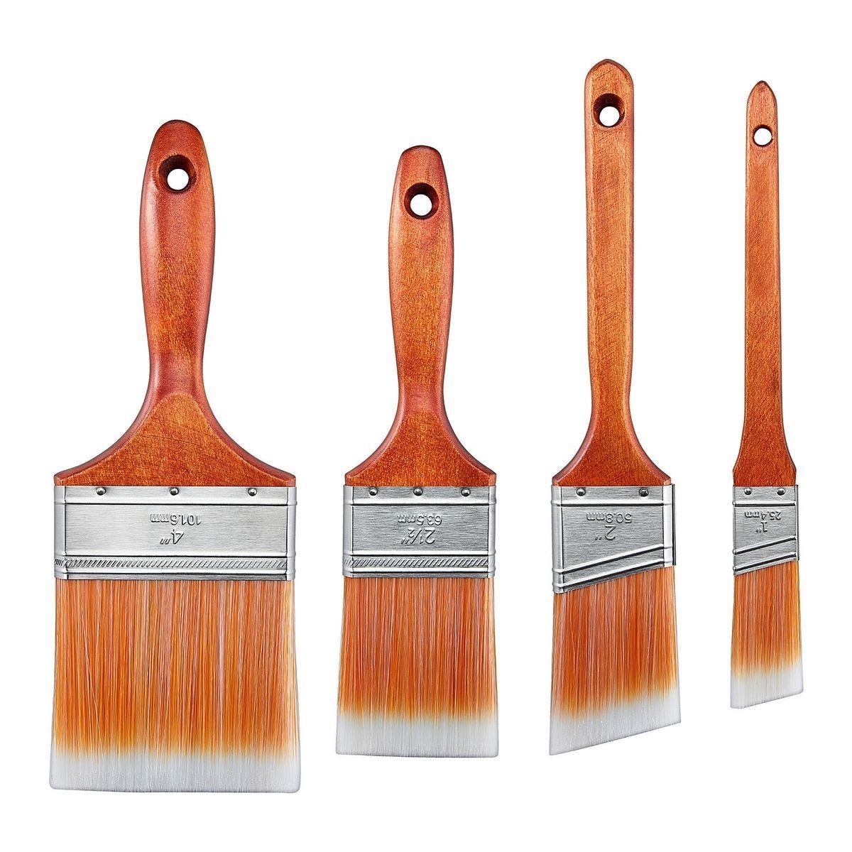 Juego de brochas para pintar de 4 piezas, calidad superior - 56976