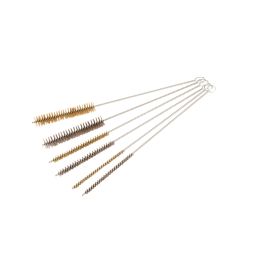 Juego de cepillos para tubos, 6 piezas, acero inoxidable y latón - 61923