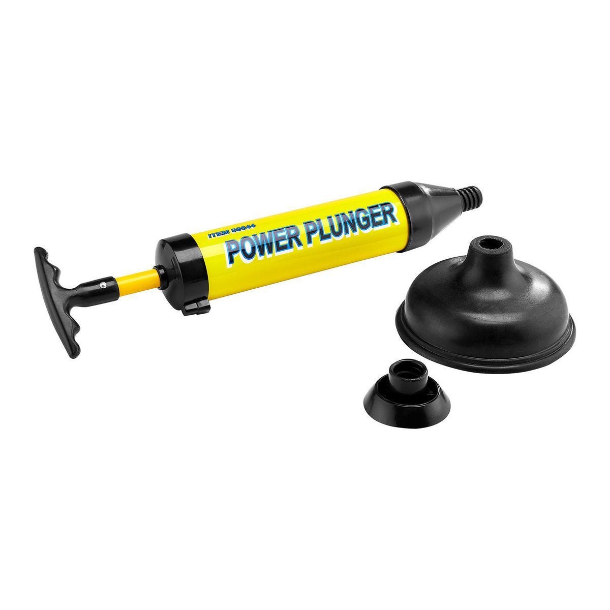 Desatascador de potencia para baño y cocina con 2 puntas intercambiables - 99644