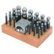 Juego de bloque y punzones para doming, 25 piezas - 93539
