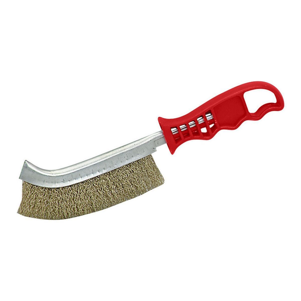 Cepillo de alambre con cerdas de acero para remover óxido y pintura - 38491