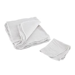 Toallas de taller blancas, 14 x 13 pulgadas, paquete de 50 - 56325