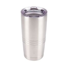 Taza de viaje de acero inoxidable con doble pared aislante de 20 oz - 64100