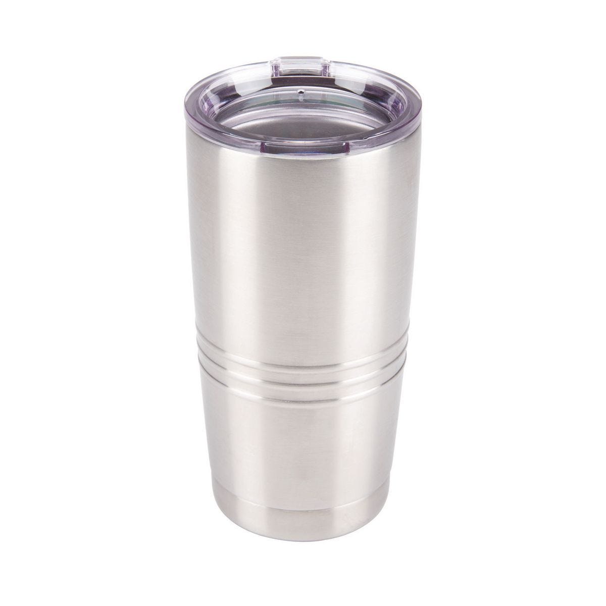 Taza de viaje de acero inoxidable con doble pared aislante de 20 oz - 64100