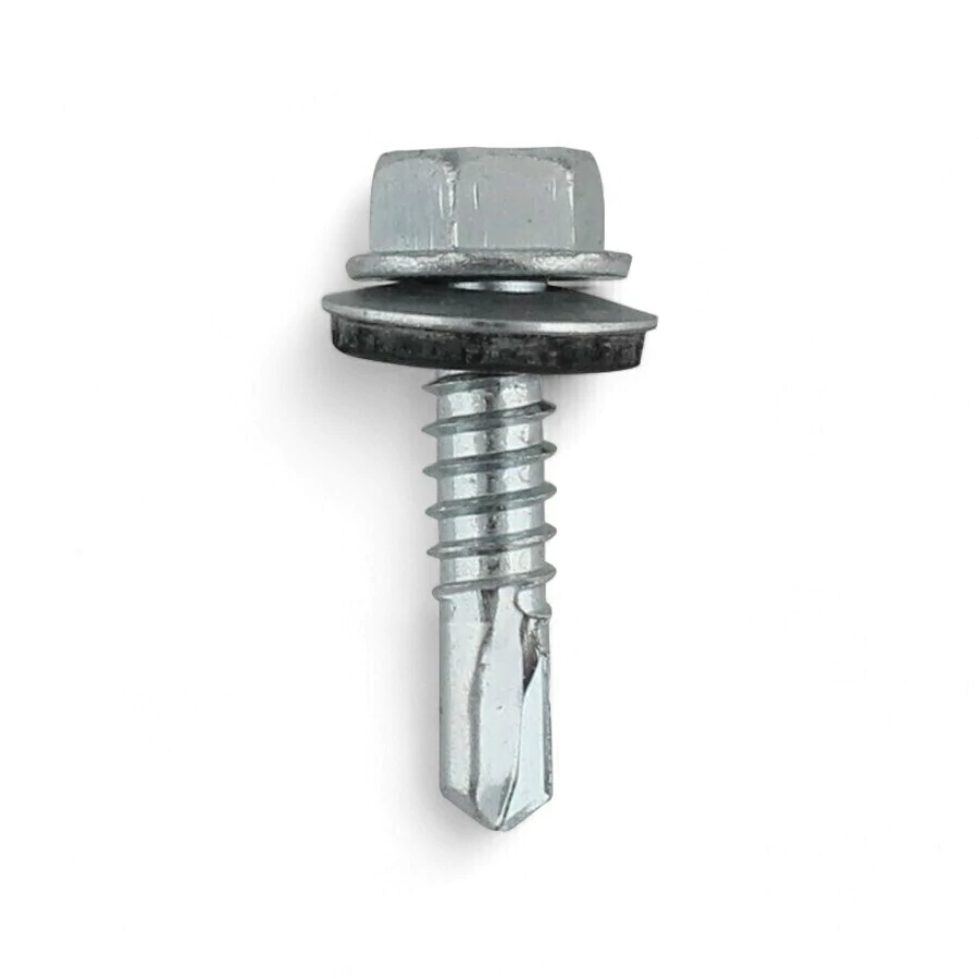 Tornillo hexagonal punta de broca 1/4 x 1 con rondana de neopreno - ST332806