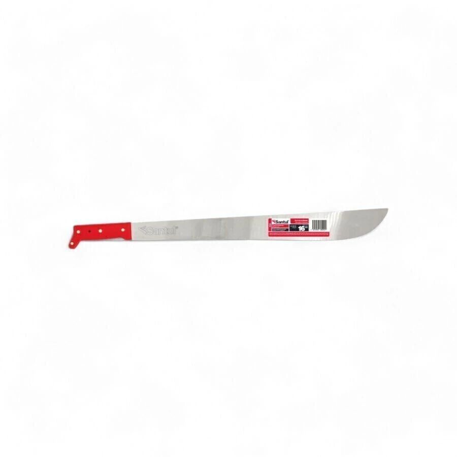 Machete estándar de 16 pulgadas con empuñadura roja remachada - ST395924