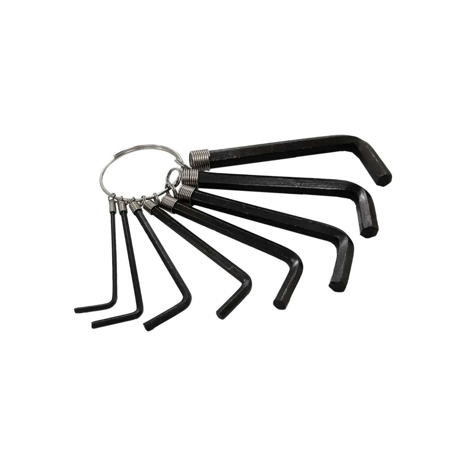 Juego de 8 llaves allen tipo llavero, milimétricas - ST374882