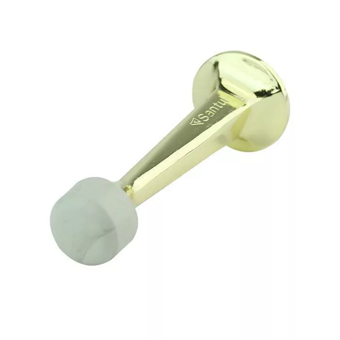 Tope para puerta con goma protectora de latón - ST382306