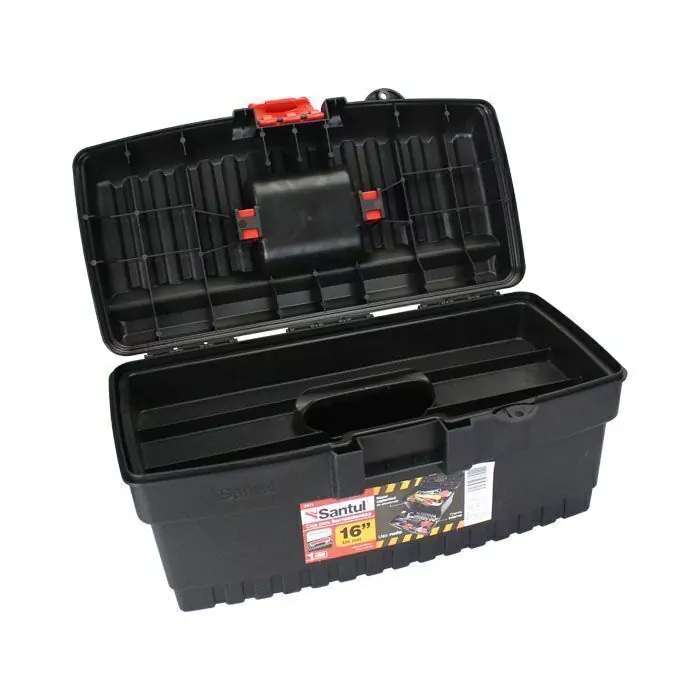 Caja para herramientas de 16 pulgadas con charola organizadora - ST364111