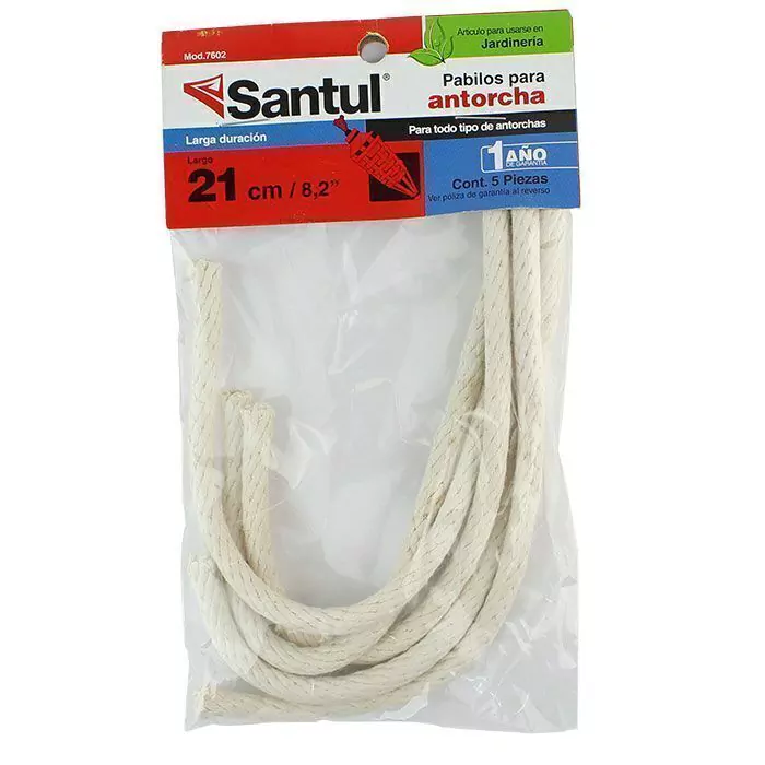 Pabilo para antorcha, bolsa con 5 piezas - ST376022