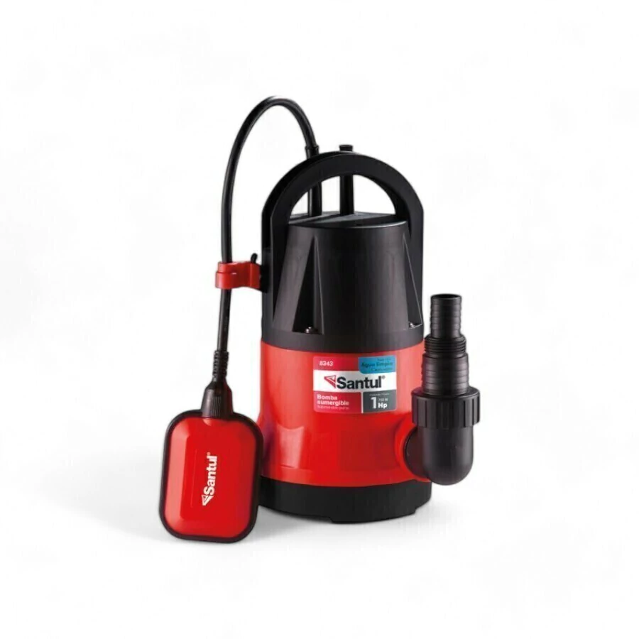 Bomba sumergible plástica para agua limpia de 1 HP - ST383433