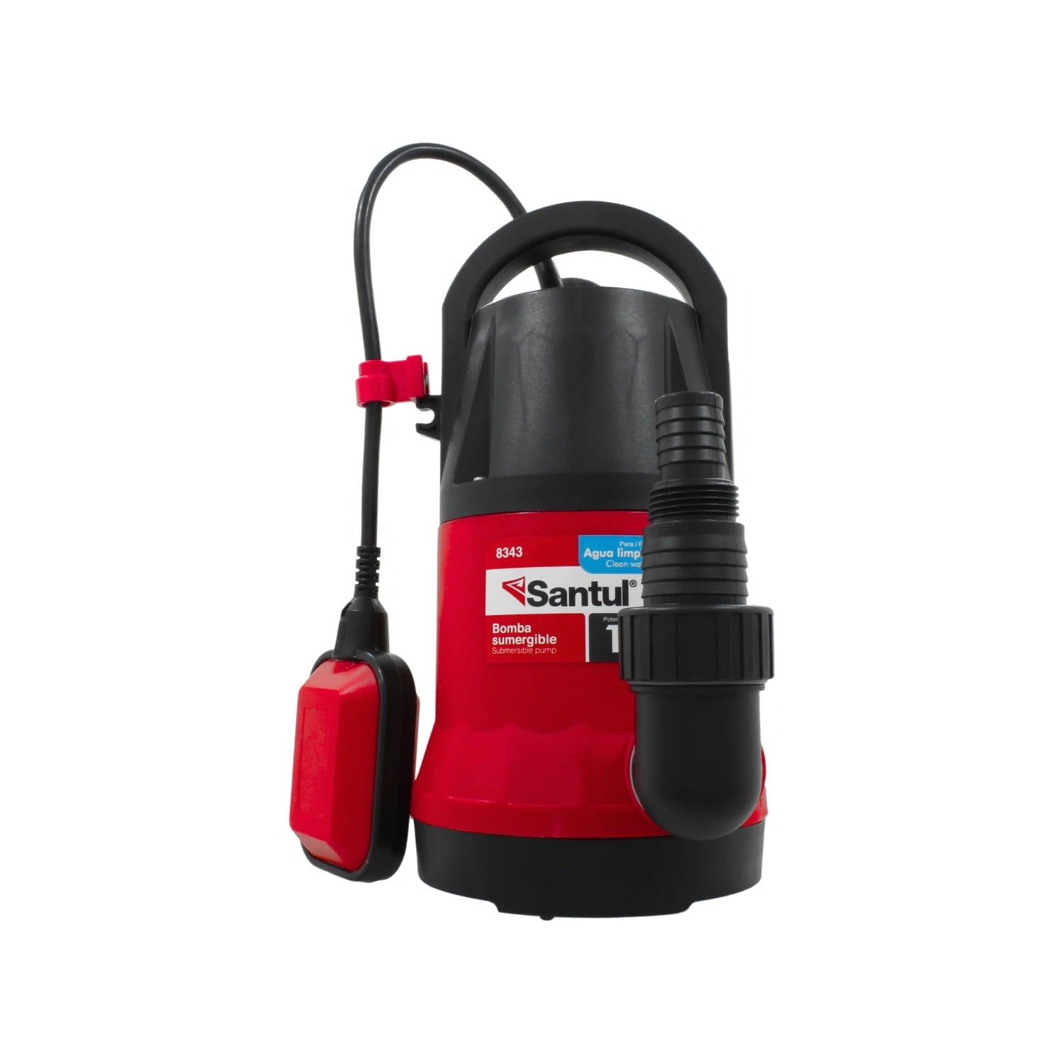 Bomba sumergible plástica para agua limpia de 1 HP - ST383433