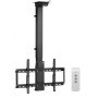 Soporte de techo motorizado para TV de 32 a 55 pulgadas, ajustable eléctrico, capacidad 120 lbs
