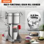 Molino eléctrico para granos y especias VEVOR, 3000W, capacidad 1000g, tipo oscilante