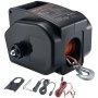 Malacate eléctrico para bote 12V DC 300W, capacidad 2000 lbs, con control remoto y manivela manual