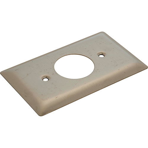 SS Gang Plate Single - HBL-S7 for Hubbell HBL-S7