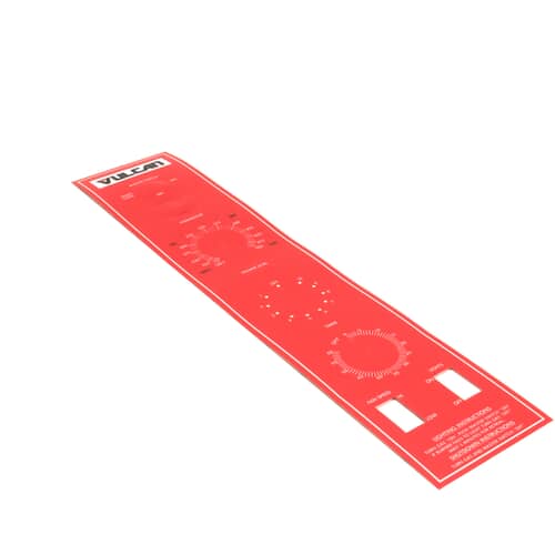 Vulcan 00-421790-00001 Overlay Control Panel S G4D