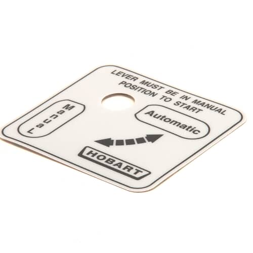 Hobart 00-478274 Labelauto/man (Domestic)