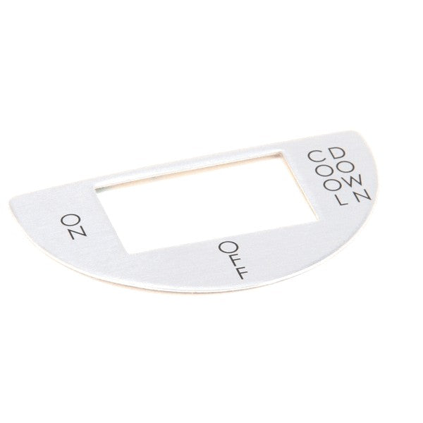LABEL ON-OFF COOL DOWN Replacement 00-957609-00001 for Vulcan Hart
