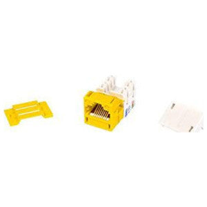 CommScope 108232711 Systimax PowerSUM MPS100E Cat 5e U/UTP Information Outlet Yellow
