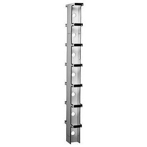 Chatsworth 11729-703 Double-Sided Wide Vertical Cabling Section 7 ft H x 6 in W x 12.75 in D Black
