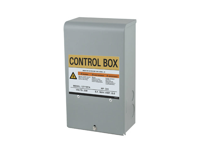 Flint & Walling 127197(73111) Franklin Control Box & Magnetic Starters, 3/4 H.P, 230/1
