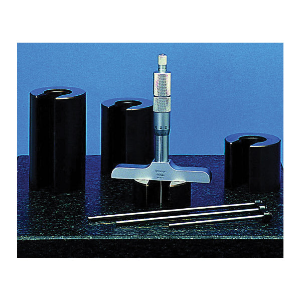 Mitutoyo 129-149 MTI 0-12 Depth Mic 2.1/2 Base .001 Grads