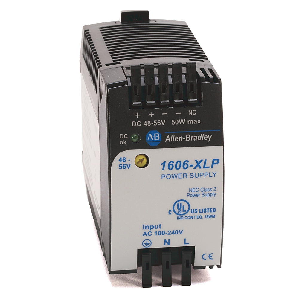 Rockwell Automation 1606-XLP15E Compact Power Supply 24-28V DC 15 W 120/240V AC / 85-375V DC Input Voltage
