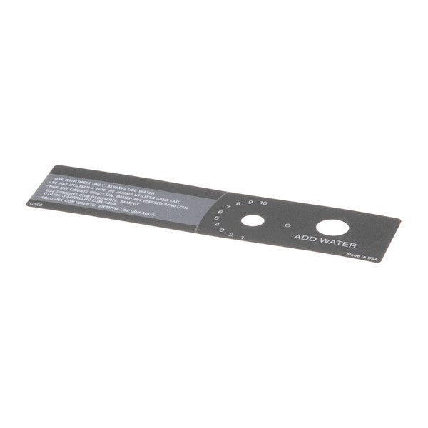 Label Control 1001 UL Replacement 17508 for Vollrath/Idea-Medalie