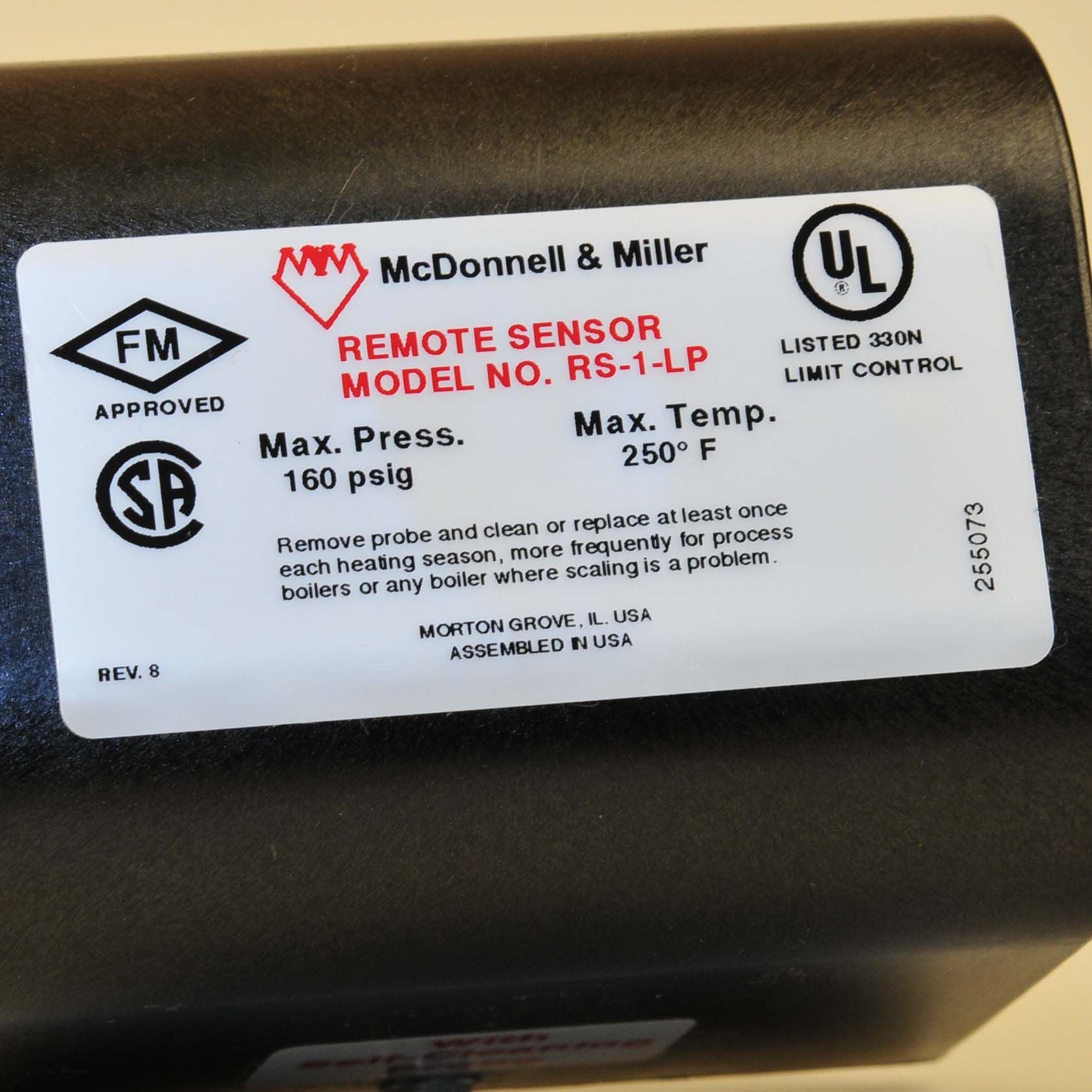 McDonnell & Miller 176203 RS-1-LP Low Pressure Sensor Replacement MPN