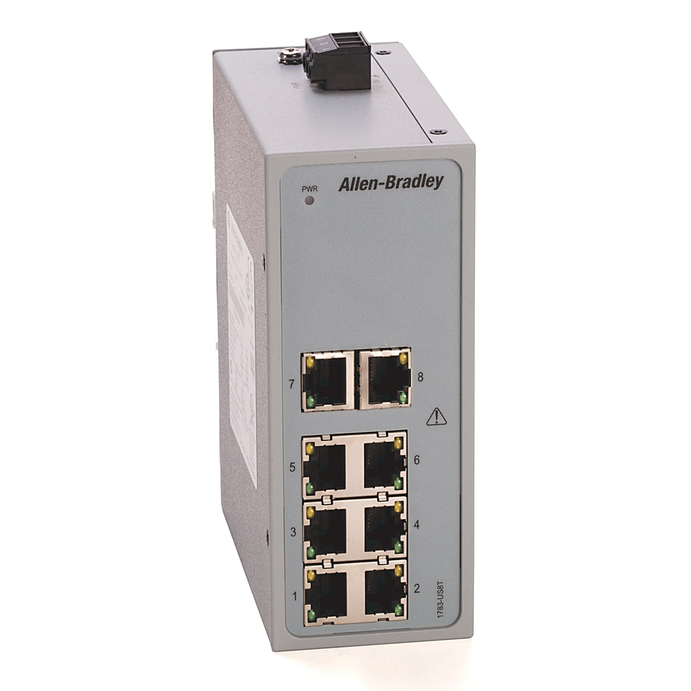 Rockwell Automation 1783-US8T Stratix 2000 Switch, Unmanaged, 8 Copper Ports