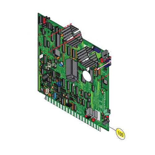 DOOR KING 1834-009 PCB 1834-089 And 1834-090 Only - No Mem Chip