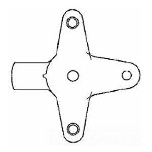 CHANCE 1SBM18CLRH Cutout Arrester Standoff Bracket Single-Phase 3-Position 18 in L
