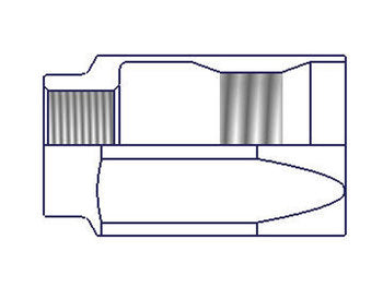 Parker 20020-16 20 Series 20020 Field Attachable Shell Fitting