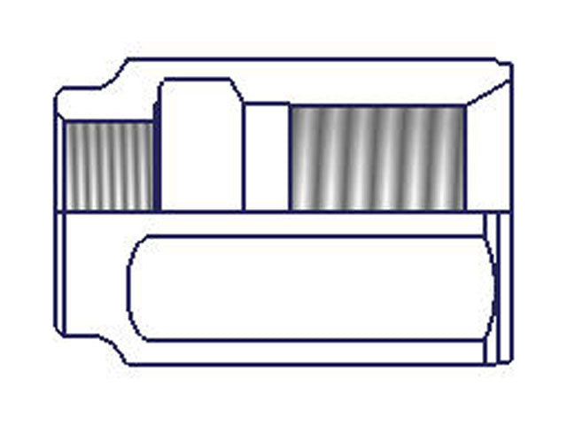 Parker 20042-6 42 Series 20042 Power (Field Attachable Shell)