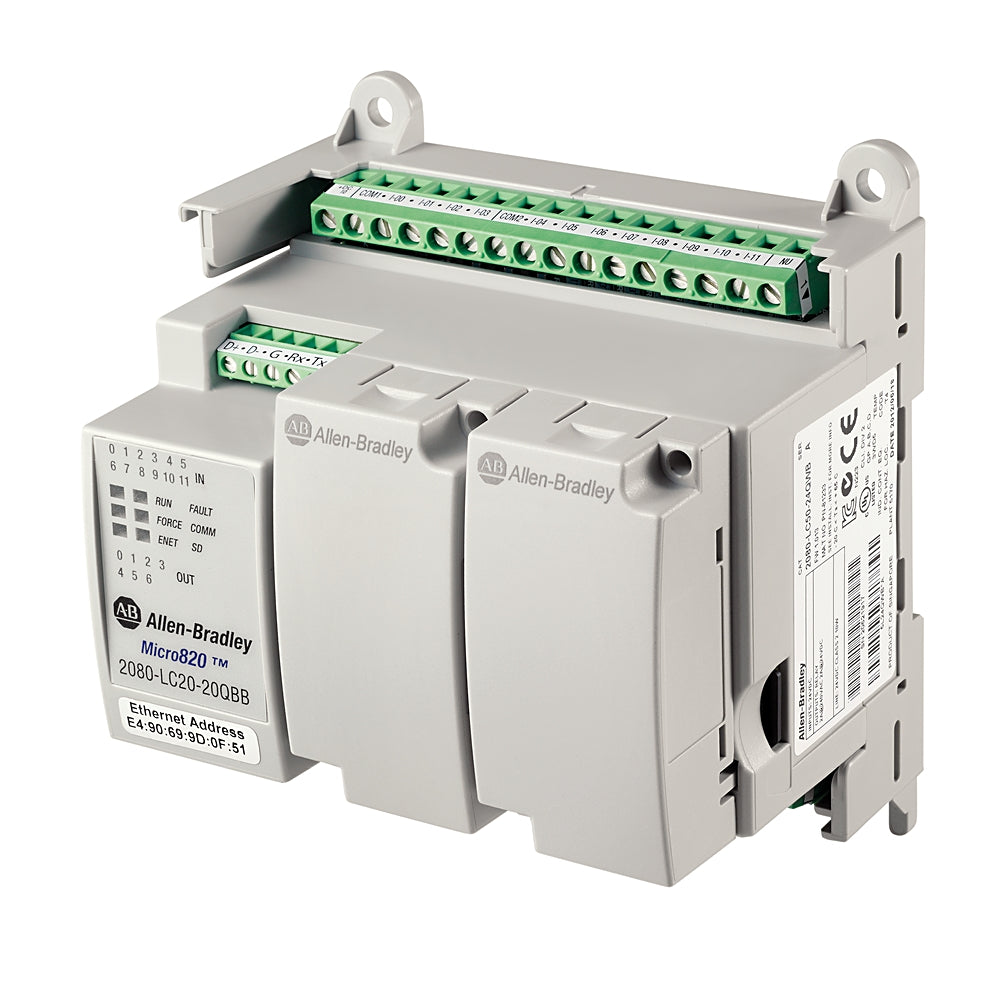 Rockwell Automation 2080-LC20-20QWB Micro820 Controller