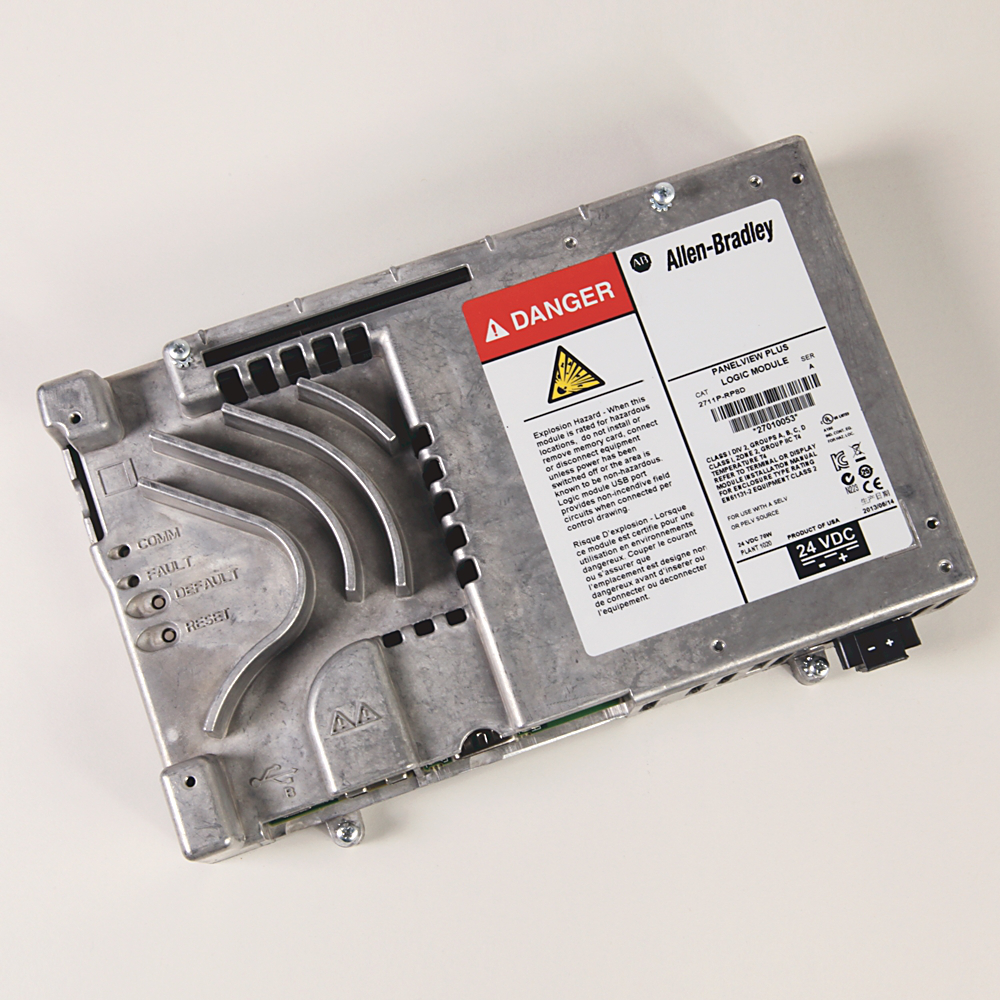 Allen-Bradley 2711P-RP8D Panelview Plus 6 Logic Module DC Power Input 80 MB Non Volatile storage for applications