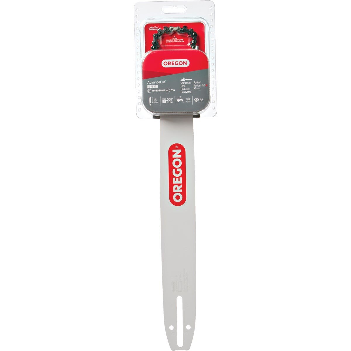 Oregon Cutting 27857 Oregon AdvanceCut 16 In. 56 Drive Links Reversible Bar & Chain Replacement Combo