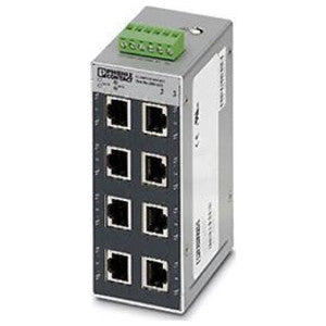 Phoenix Contact 2891929 DIN Rail Mountable Ethernet Switch 8 Port RJ45 10/100 Mbps