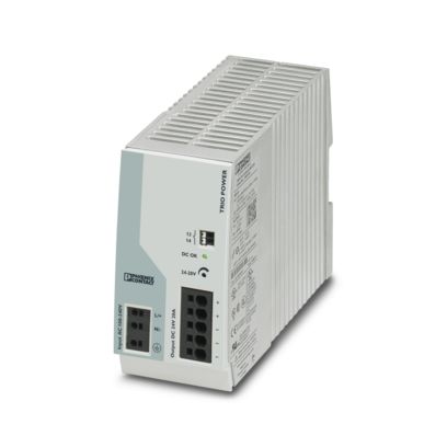 Phoenix Contact 2903151 Primary Switched TRIO Power Supply with Push-In Connection DIN Rail Mount 1-Phase Input 24 Vdc/20A Output