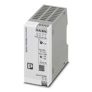 Phoenix Contact 2904599 Power Supply Unit 100 to 240 V ac; 110 to 250 V dc 3.8A 99 H x 45 W x 90 D mm