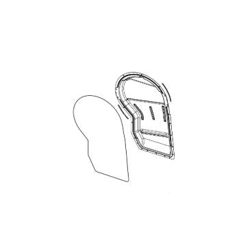 Blomberg 2958300900 Heater Cover Assy