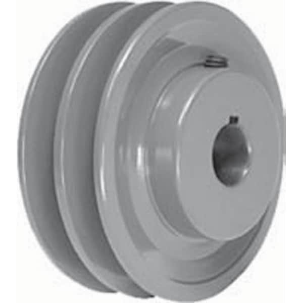 Powerdrive 2BK40-1-1/8 Fixed Bore V-Belt Pulley 3.95 Inch OD