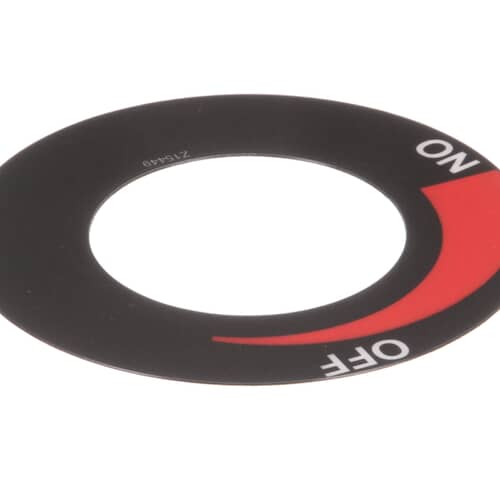 Star 2M-Z15449 Label,knob S/m Gas Manual