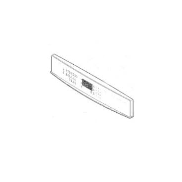 Electrolux 318280486 Control Panel Assy Glass Black