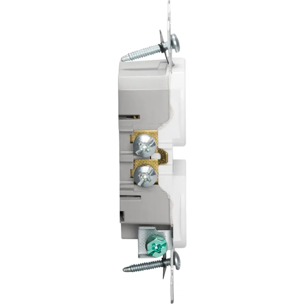 Pass & Seymour 3232W Duplex Receptacle 15 Amp 125 Volt NEMA 5-15R